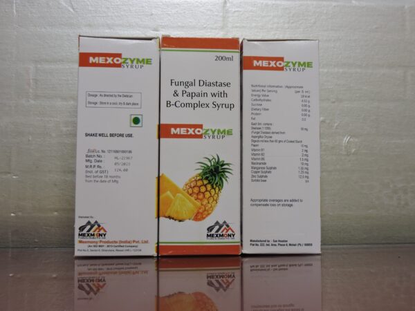 Fungal Diastase Papain with B Complex Syrup