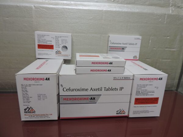 Cefuroxime Axetil Tablets IP, 500mg