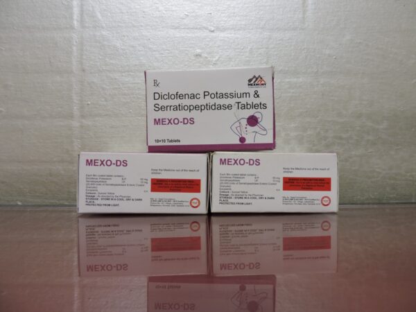 Diclofenac Potassium Serratiopeptidase Tablet