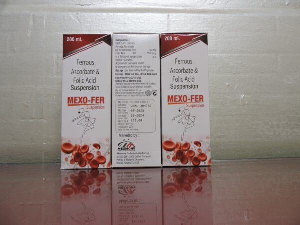 Ferrous Ascorbate Folic Acid Suspension, Packaging Size: 200 ml