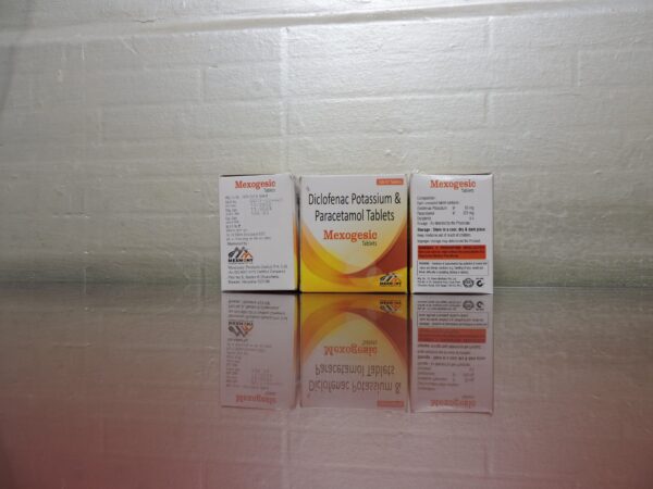 Diclofenac Pottasium & Paracetamol Tablets