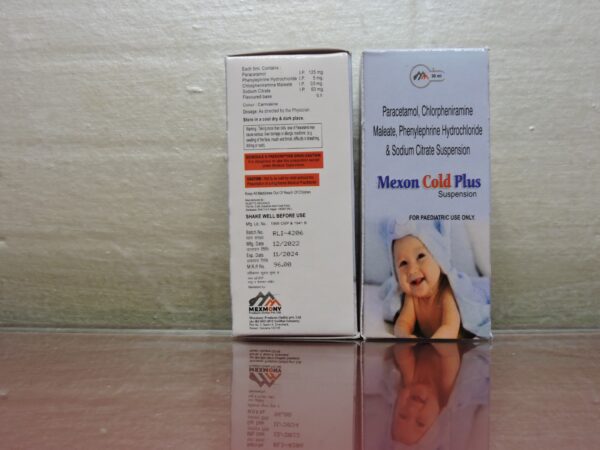 Mexon Cold Plus Suspension, For Wet Cough, Packaging Size: 30 ml